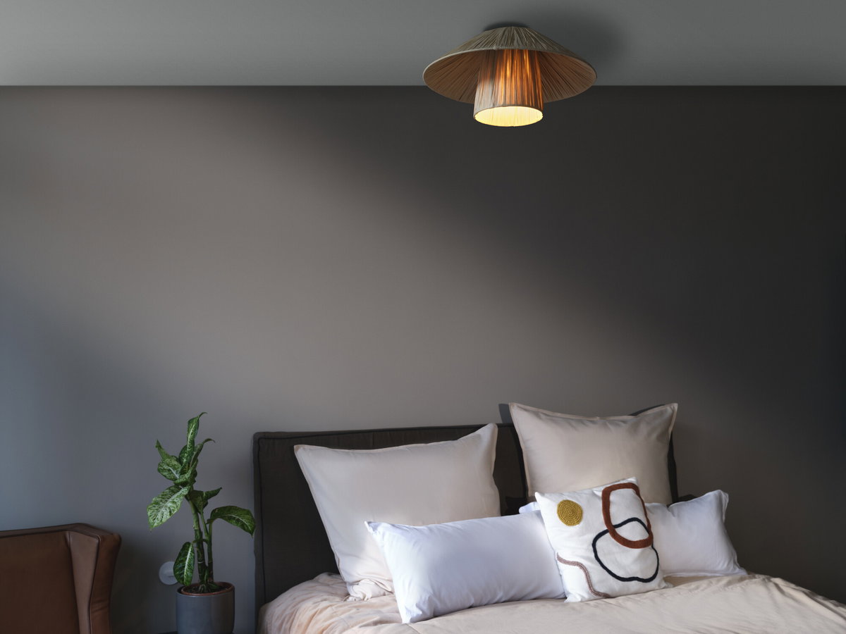 Dekorative Leuchten aus nachhaltigem Bambuspapier mit E27 Fassung oder integriertem LED – Bild 2 von 5