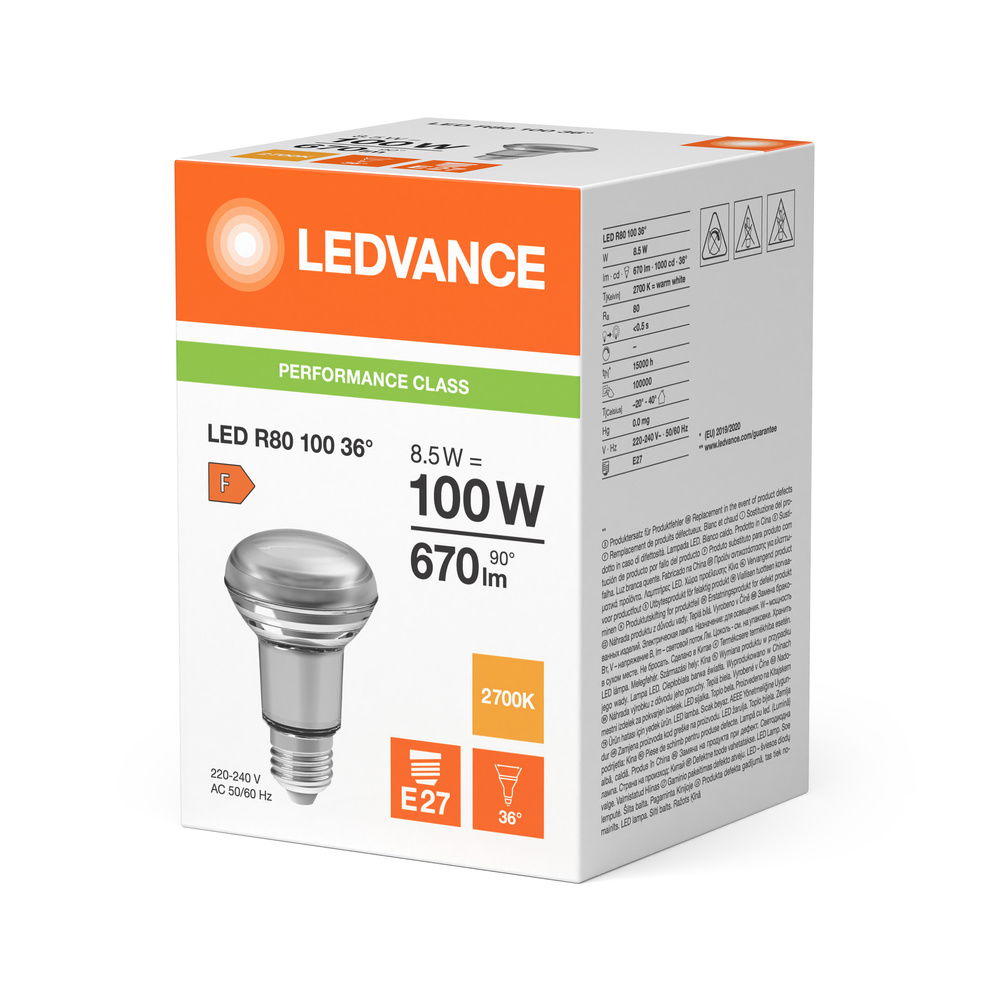 LED-Reflektorlampen R80 mit Retrofit-Schraubsockel – Bild 6 von 6