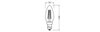 LED-Lampen, klassische Minikerzeform