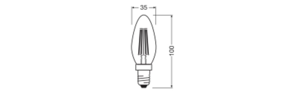 LED-Lampen, klassische Minikerzeform – Bild 2 von 4