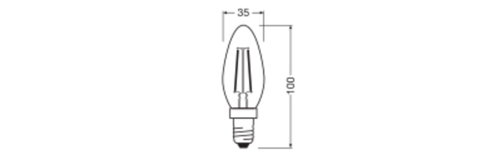 LED-Lampen, klassische Minikerzeform – Bild 2 von 4