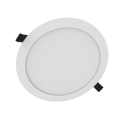 Sehr flache Downlights mit Aluminiumgehäuse und Lichtausbeute bis zu 100 lm/W