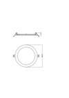 Sehr flache Downlights mit Aluminiumgehäuse und Lichtausbeute bis zu 100 lm/W
