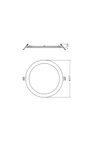 Sehr flache Downlights mit Aluminiumgehäuse und Lichtausbeute bis zu 100 lm/W