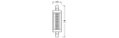 Dimmbare schlanke LED-Lampen mit R7s-Retrofit-Sockel