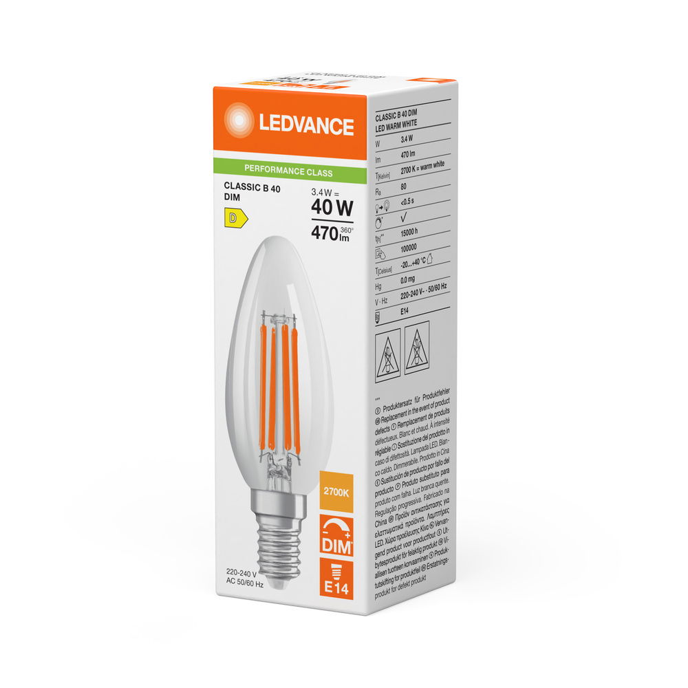 Dimmbare LED-Lampen, klassische Minikerzeform – Bild 5 von 5