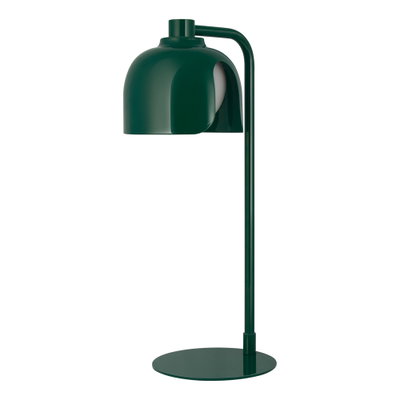 Dekorative Leuchte aus farbigem Metall und Glas mit austauschbarer Lichtquelle