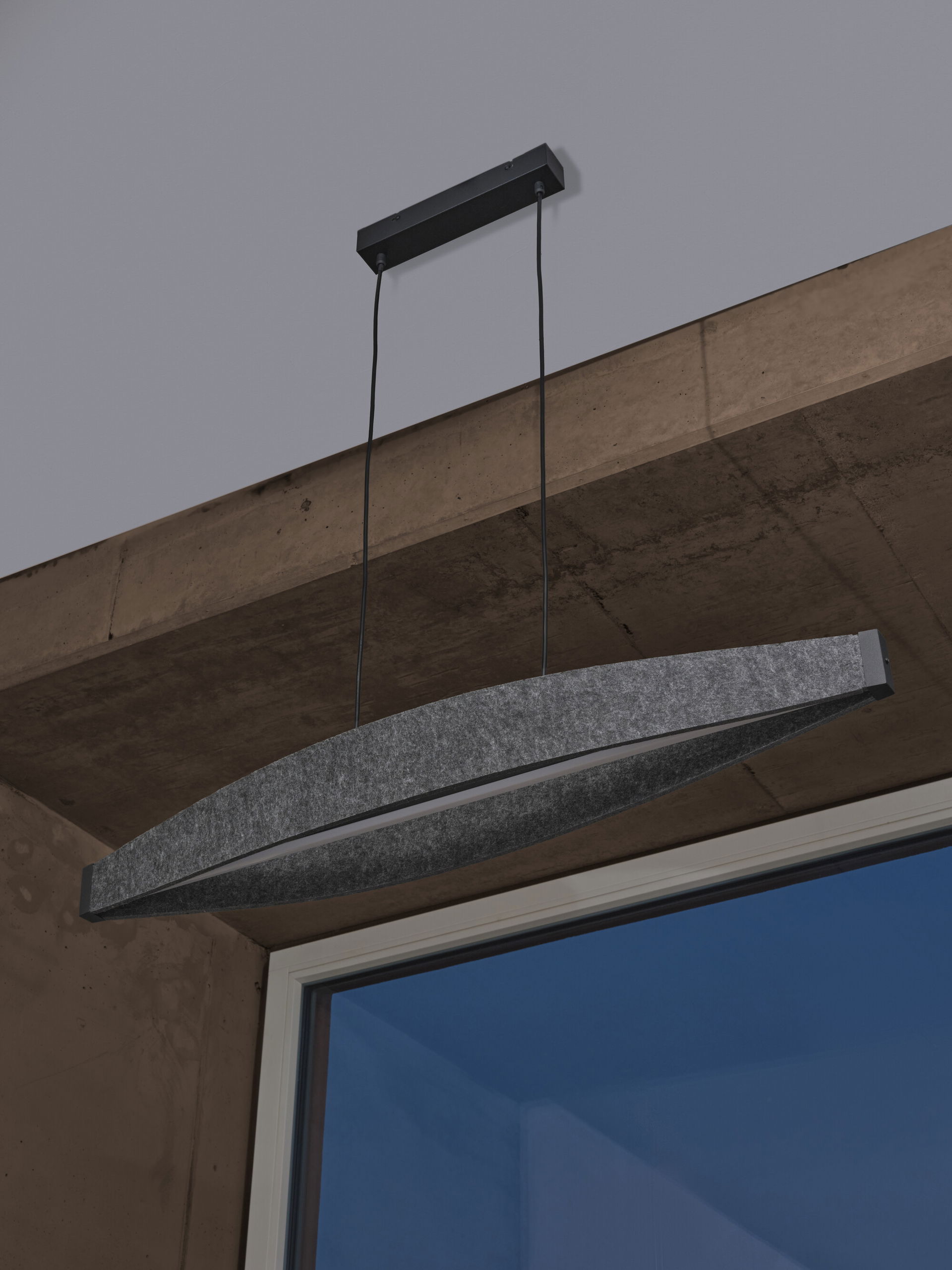 Dekorative Leuchten aus Filz mit integriertem LED – Bild 2 von 3
