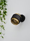 Dekorative Leuchten aus goldenem Metall und Textil mit E14 Fassung