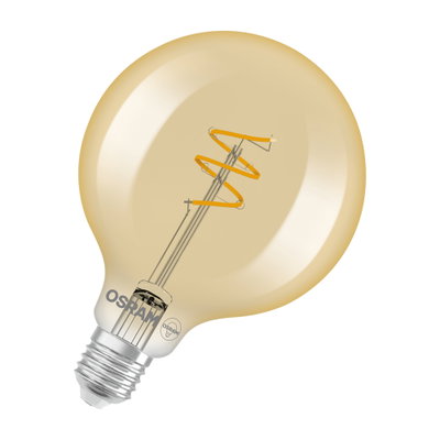 Dimmbare LED-Lampen, Vintage-Edition, klassische Ballform mit LED Technologie im dünnen dekorativen Glühwendel-Design