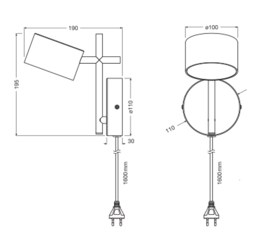 Dekorative Leuchten aus Metall mit integriertem LED – Bild 3 von 3