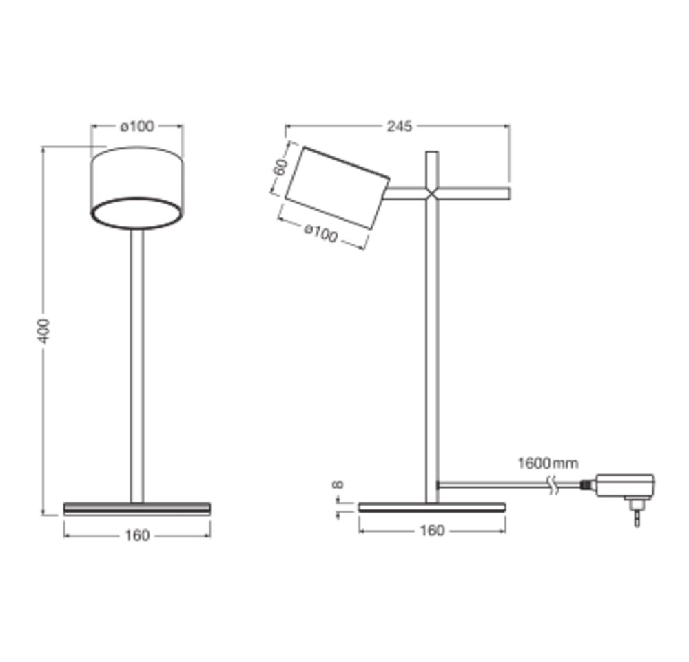 Dekorative Leuchten aus Metall mit integriertem LED – Bild 3 von 3