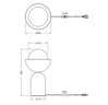 Dekorative Leuchten aus farbigem Metall mit E27 Fassung