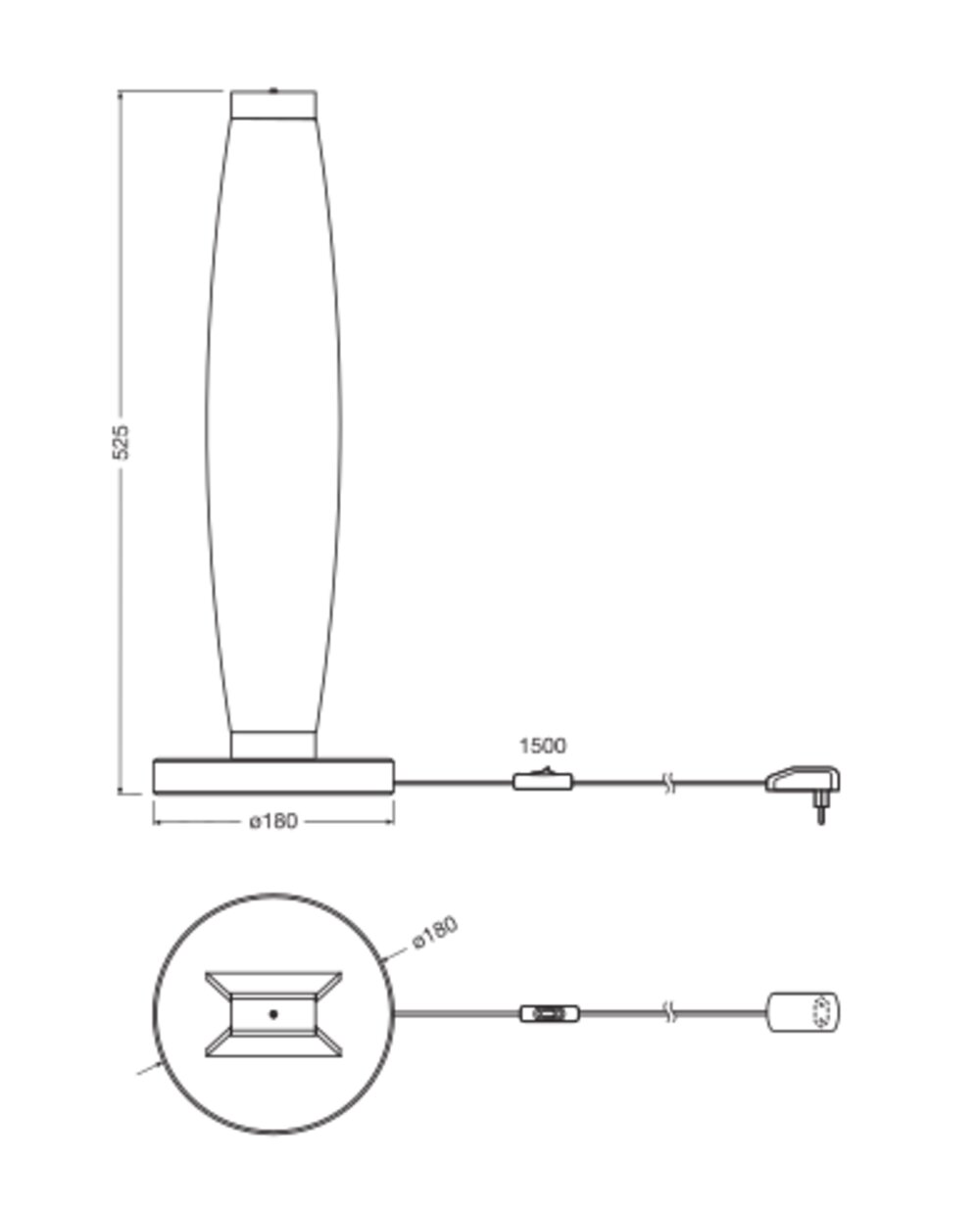 Dekorative Leuchten aus Filz mit integriertem LED – Bild 3 von 3