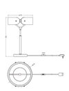 Dekorative Leuchten aus Filz mit integriertem LED
