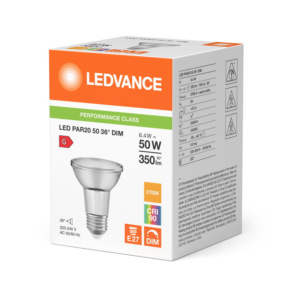 Dimmbare LED-Reflektorlampen PAR20 mit Retrofit-Schraubsockel – Bild 6 von 6