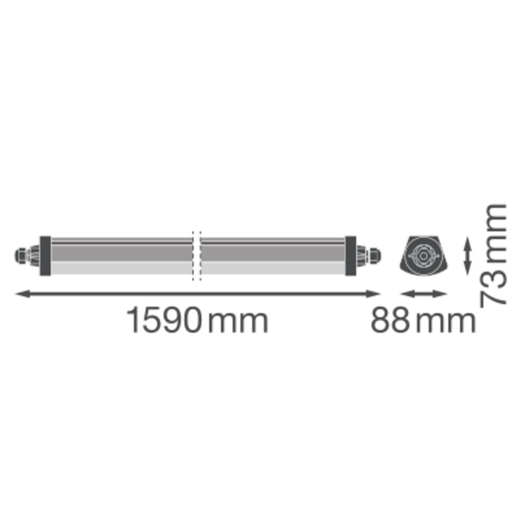 Flexible Feuchtraumleuchten mit Durchverdrahtung und Multi Lumen Funktion – Bild 9 von 11