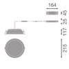 Downlight-Leuchten mit Aluminiumgehäuse, hoher Lichtausbeute, blendarmem Licht und externem DALI-2-Treiber einschließlich Energieüberwachung