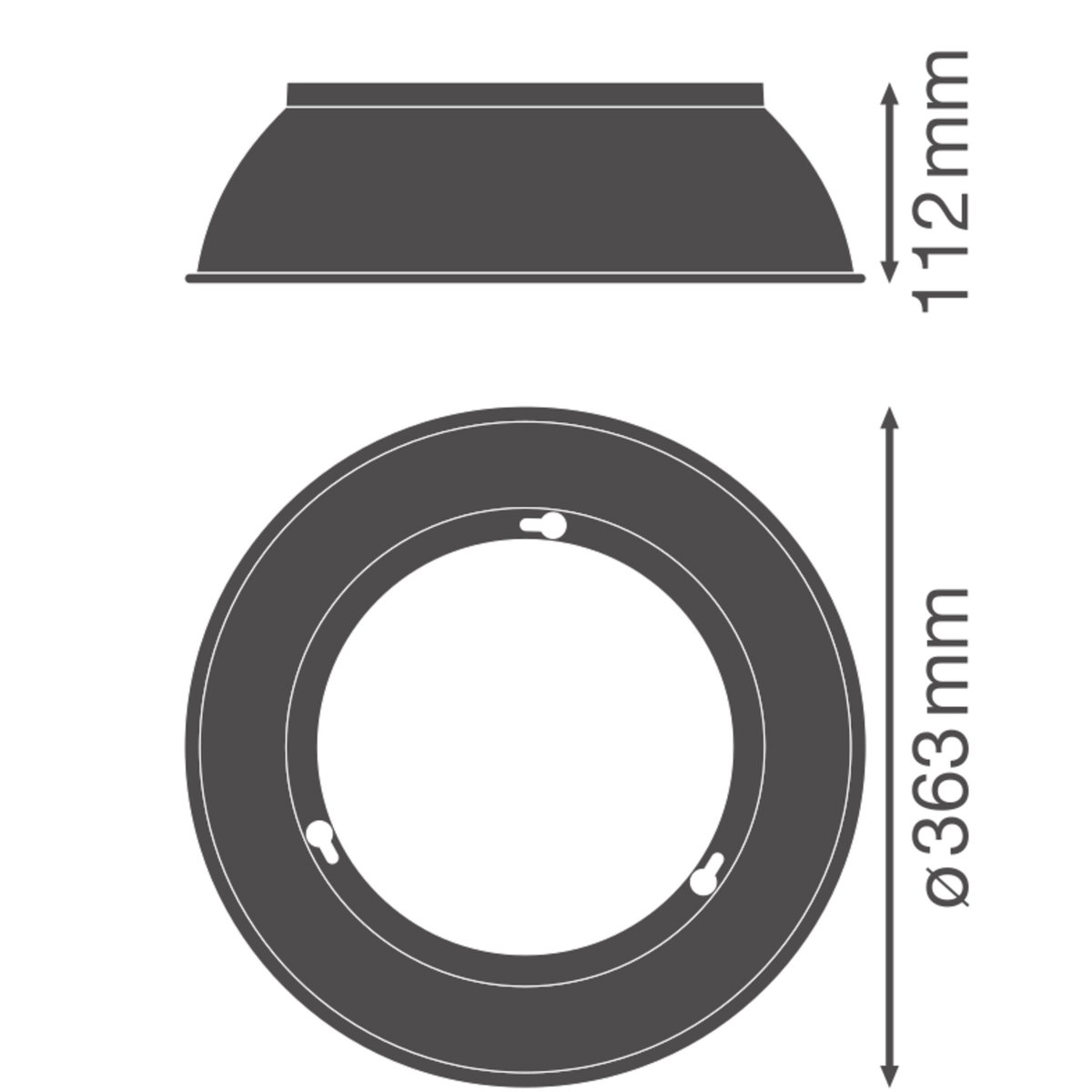 Aluminium-Reflektor für HIGHBAY COMPACT Leuchten – Bild 3 von 3