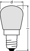 Glühlampen, Röhrenform, für Ofenbeleuchtung