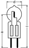 Niedervolt-Halogenlampen mit Stecksockel
