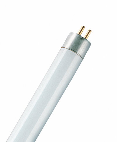 Leuchtstofflampen 16 mm Stabform, kurz, für Notbeleuchtung, mit Sockel G5