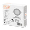 Flache Downlightleuchten mit integriertem Treiber, rund