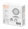 Flache Downlightleuchten mit integriertem Treiber, rund