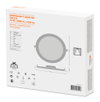Flache Downlightleuchten mit integriertem Treiber, rund