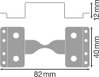 Mechanischer Verbinder für Lichtbandinstallation