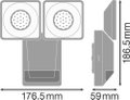 ENDURA® PRO SPOT SENSOR 16W 4000K IP55 White