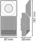 ENDURA® PRO SPOT SENSOR 8W 4000K IP55 White