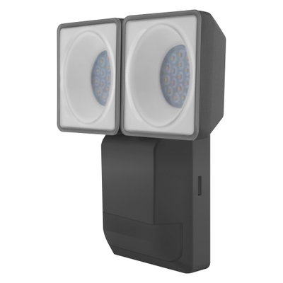 Hocheffiziente Aussenwand-Sensorstrahler mit engem Ausstrahlungswinkel in innovativem optischen Design