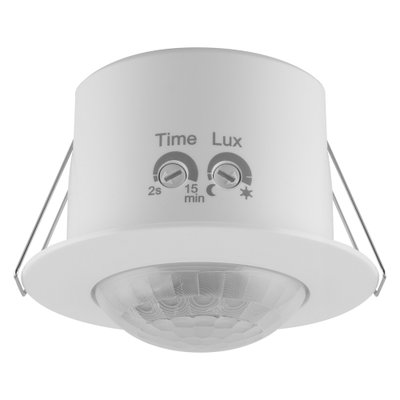 SENSOR CEILING FLUSH IP20 360DEG IP20 WT