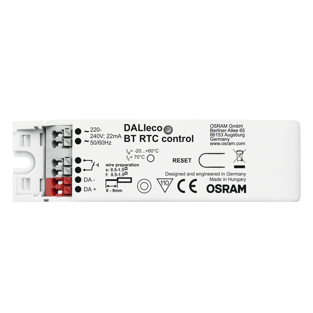 DALIeco BT RTC BT RTC CONTROL