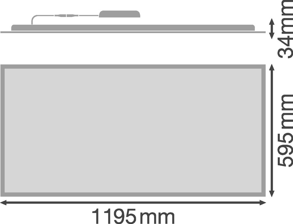 PANEL COMPACT 1200 x 600 UGR – Bild 4 von 7
