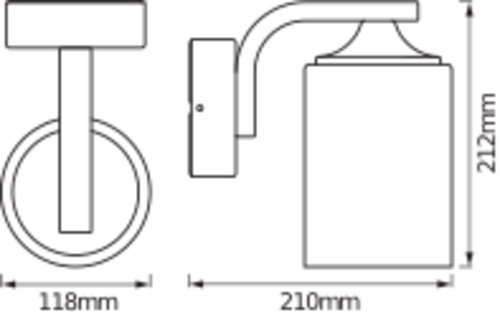 ENDURA® CLASSIC LANTERN CYLINDER Cylinder E27 White – Bild 3 von 4