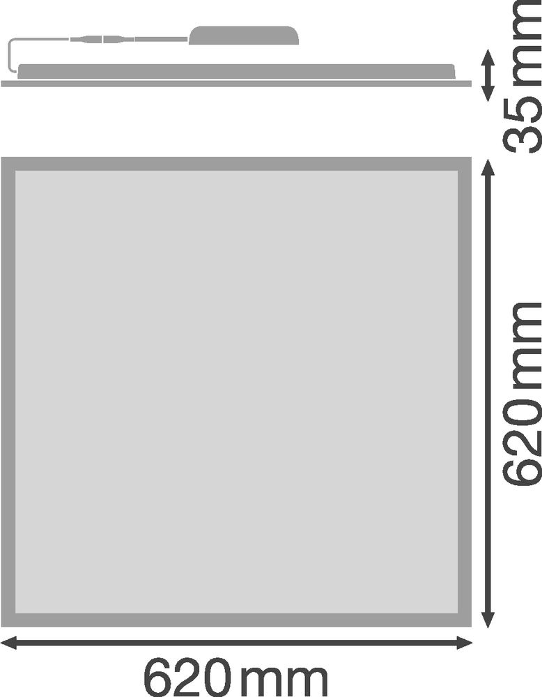 PANEL COMPACT 625 33W 840 – Bild 5 von 9