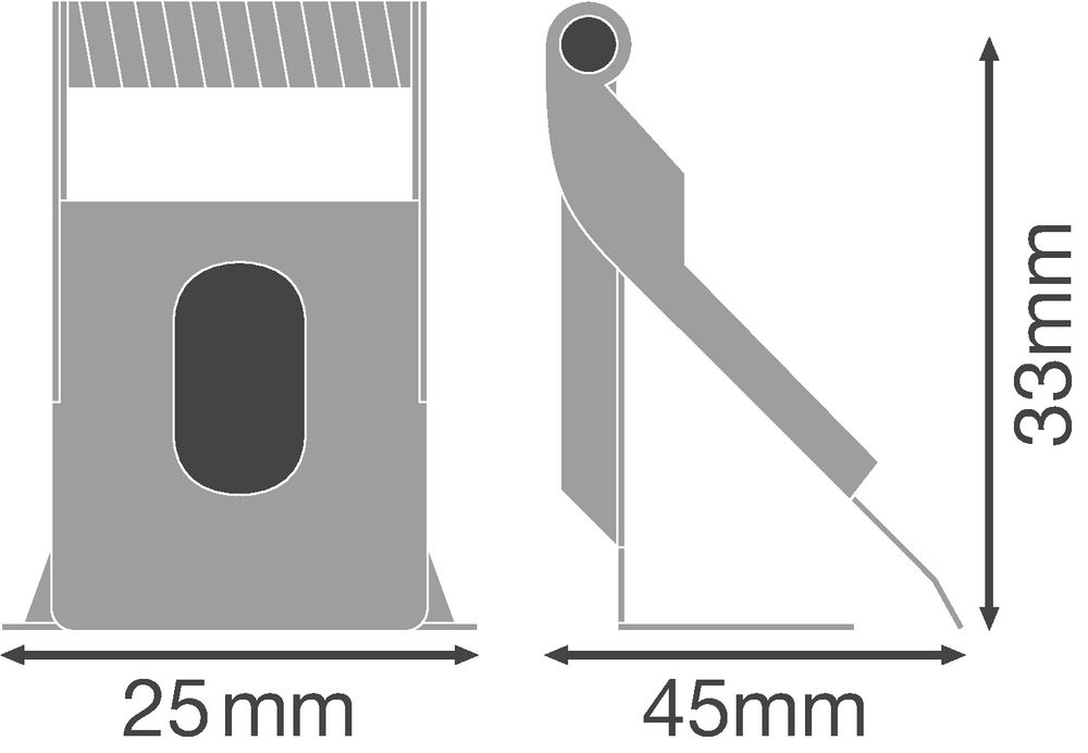 RECESSED MOUNT CLIPS RECESSED MOUNT CLIPS VAL 4x – Bild 2 von 2