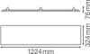 RECESSED MOUNT FRAME 1200x300 RECESSED MOUNT FRAME