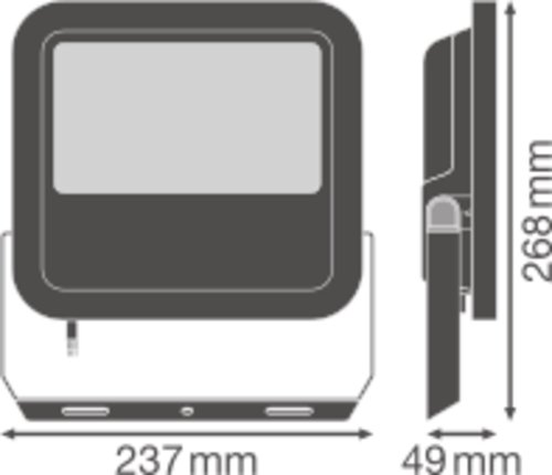 FLOODLIGHT 65 W 4000 K SYM 100 BK – Bild 6 von 10