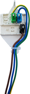Tragschienen - Adapter O 3, 3-polig, für Zumtobel ZX2
