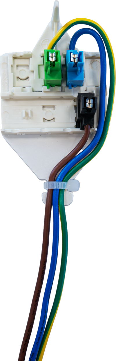 Tragschienen - Adapter O 3, 3-polig, für Zumtobel ZX2