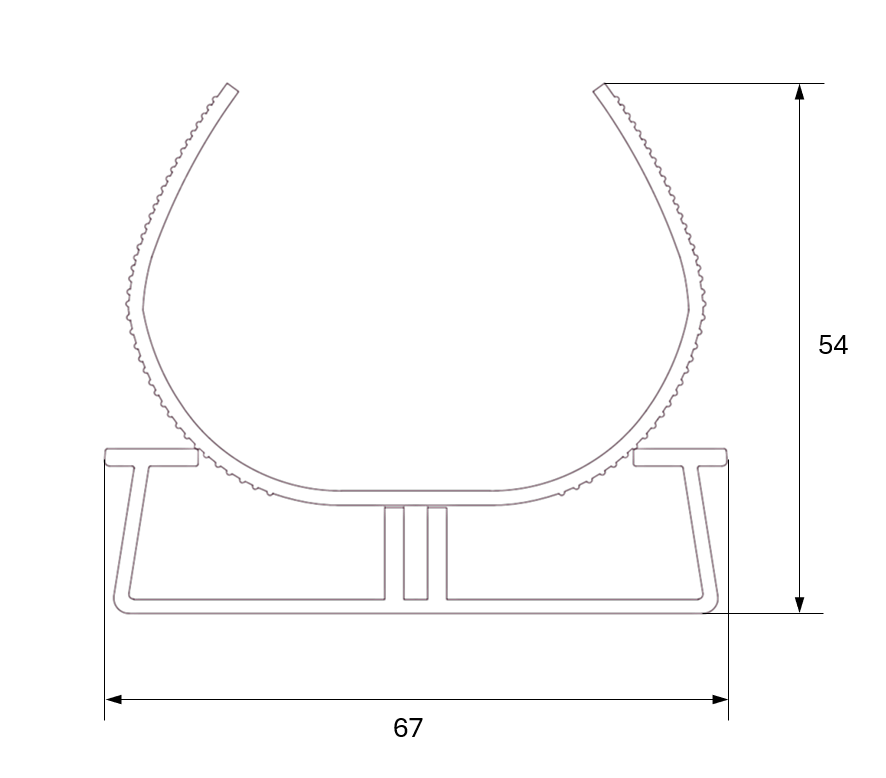 ClickLUX  2.0 Blindabdeckung, 1528 mm – Bild 2 von 2