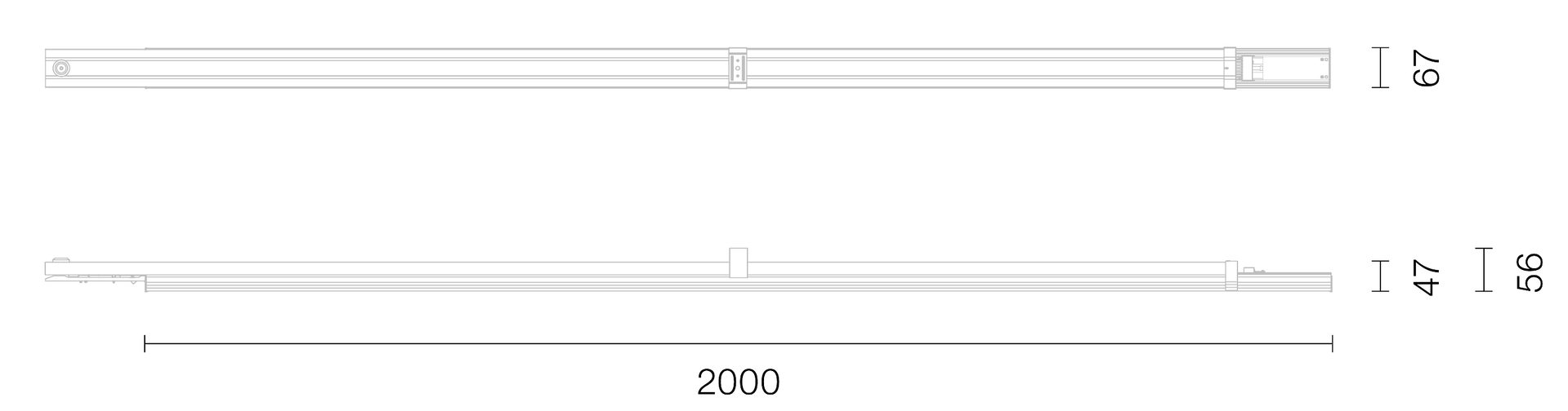 ClickLUX ROCKET Leermodul, m. Durchgangsverdrahtung – Bild 2 von 2