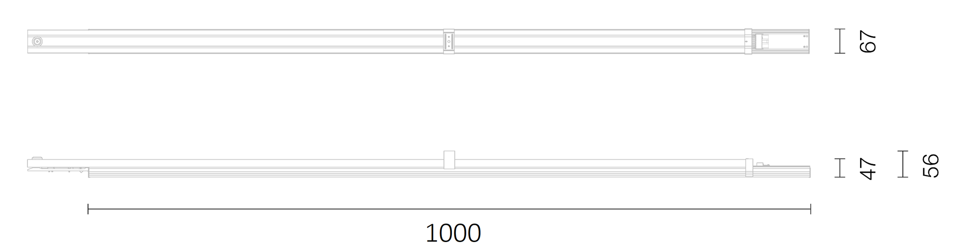 ClickLUX ROCKET Leermodul, m. Durchgangsverdrahtung – Bild 2 von 2