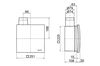 Ventilatoreinsatz ER 60 H 62 m3/h, Feuchtesteuerung, Grundlast