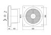 Wandeinbauventilator EN 20 DN200