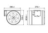 Diagonal-Ventilator EDR 25 DN250