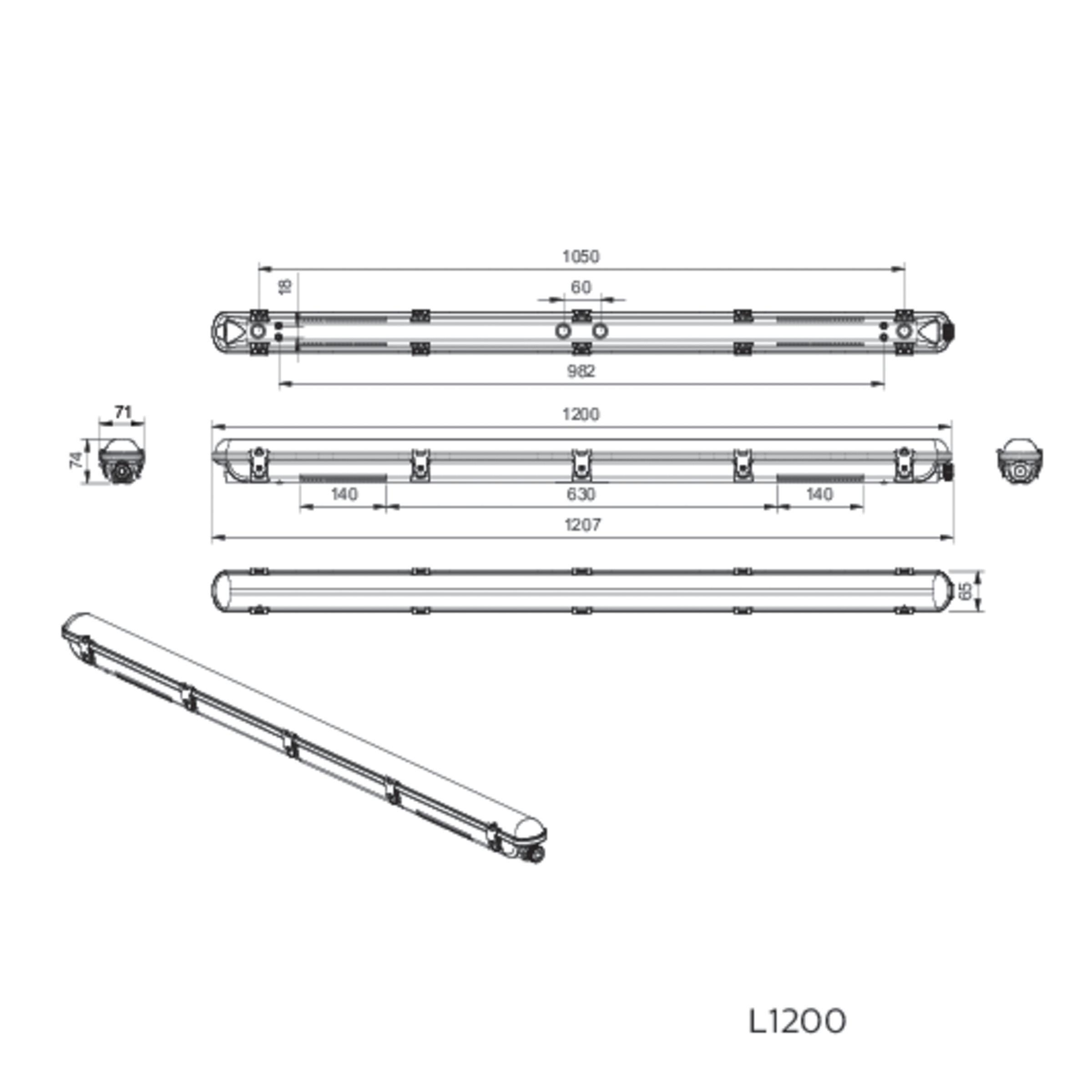Ceiling-/wall luminaire - Mazda Leuchten